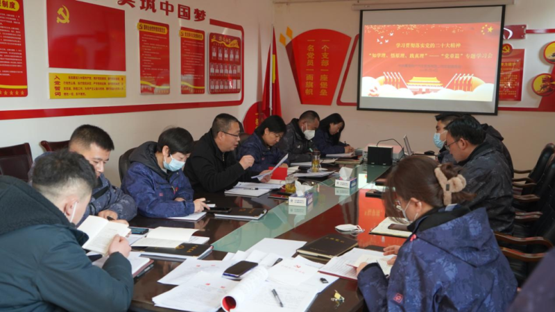 物產(chǎn)汽貿(mào)黨支部召開“知學理、悟原理、踐真理” ——黨章篇”專題學習會